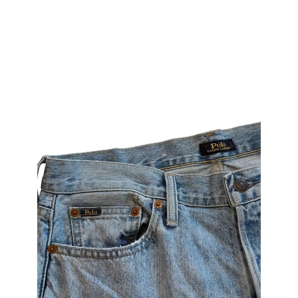 Polo Ralph Lauren Jeans Women 30 (34x28) Denim The Avery Boyfriend Patchwork